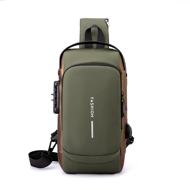 Sac de Poitrine Antivol à Code – Homme/Femme, Décontracté & Multifonction