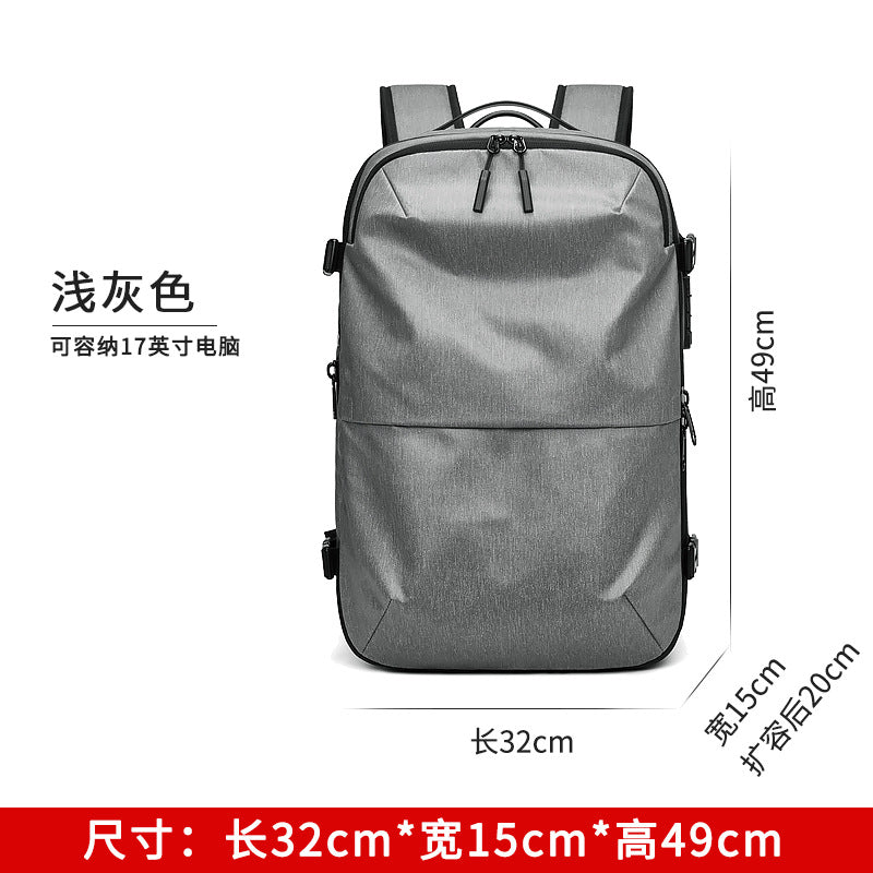 Men's backpack, multi-functional travel bag, vacuum-compressed anti-travel business computer backpack, large capacity