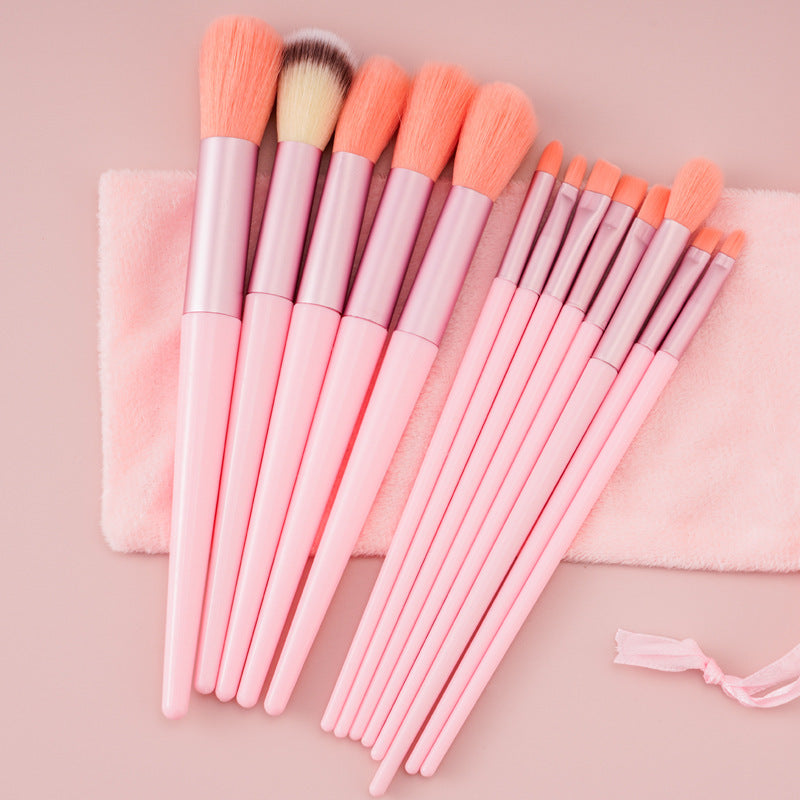 Set 13 Pinceaux Maquillage Pro – Teint, Yeux, Highlighter, Blush & Fond de Teint
