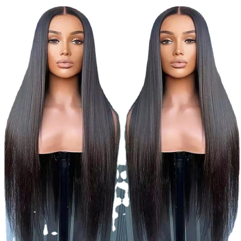 Perruque Lace Front 13x4 – Cheveux Longs Naturels, Fait Main
