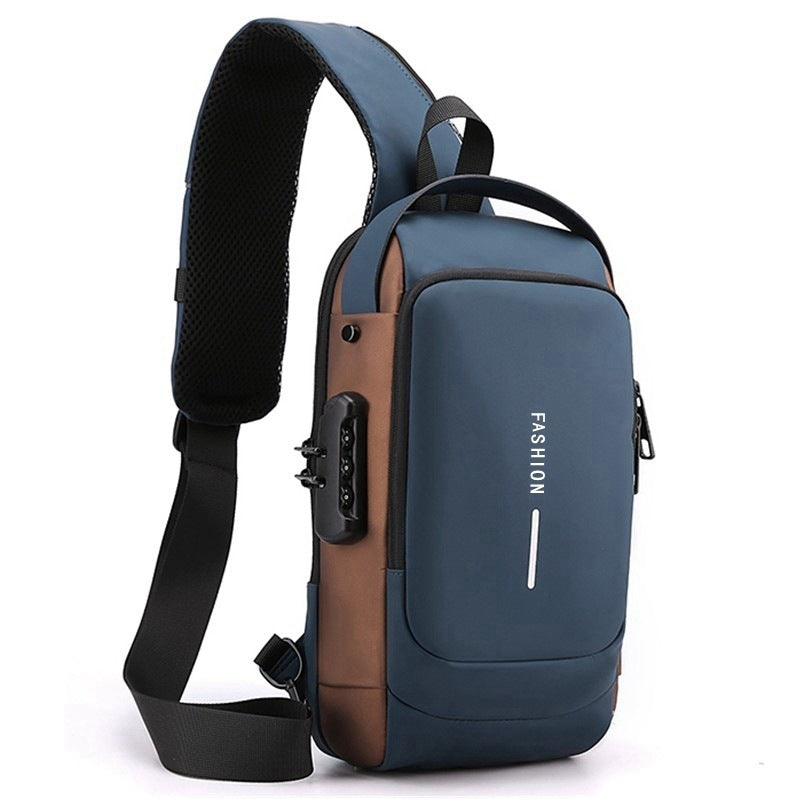 Sac de Poitrine Antivol à Code – Homme/Femme, Décontracté & Multifonction