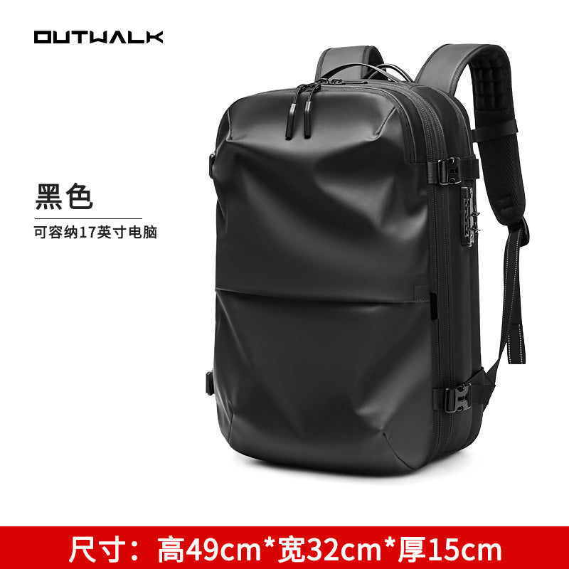 Men's backpack, multi-functional travel bag, vacuum-compressed anti-travel business computer backpack, large capacity