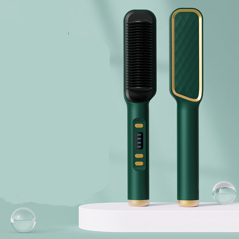 Brosse Coiffante Ionique 2-en-1 – Lisse & Ondule en Douceur