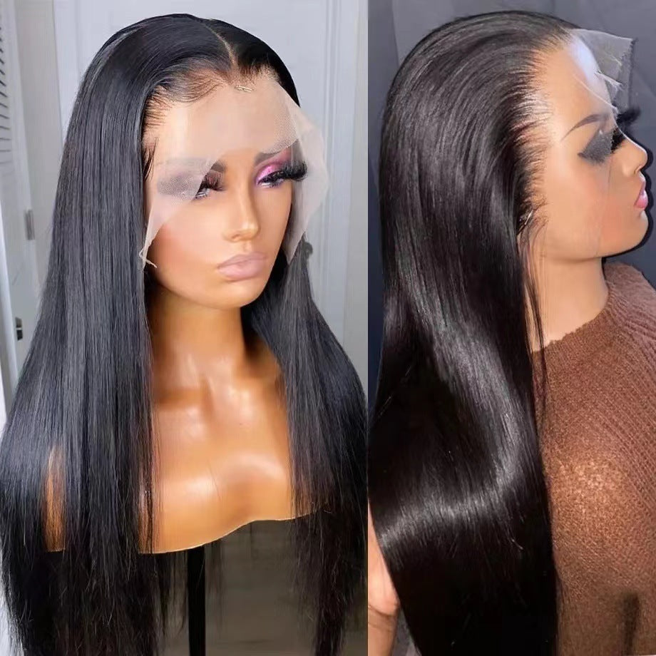Perruque Lace Front 13x4 – Cheveux Longs Naturels, Fait Main