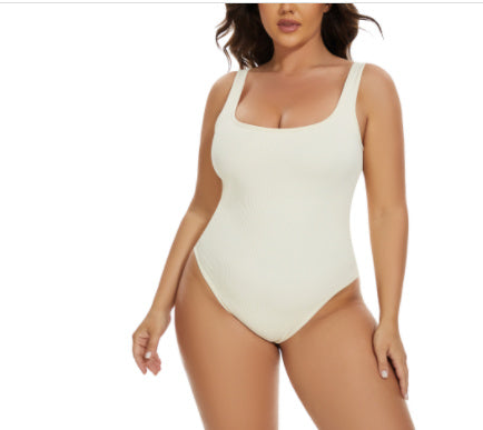 Style Casual Ladies Jumpsuit Bandage Backless Seamless Hot Spring Vacation Women's Bodysuit