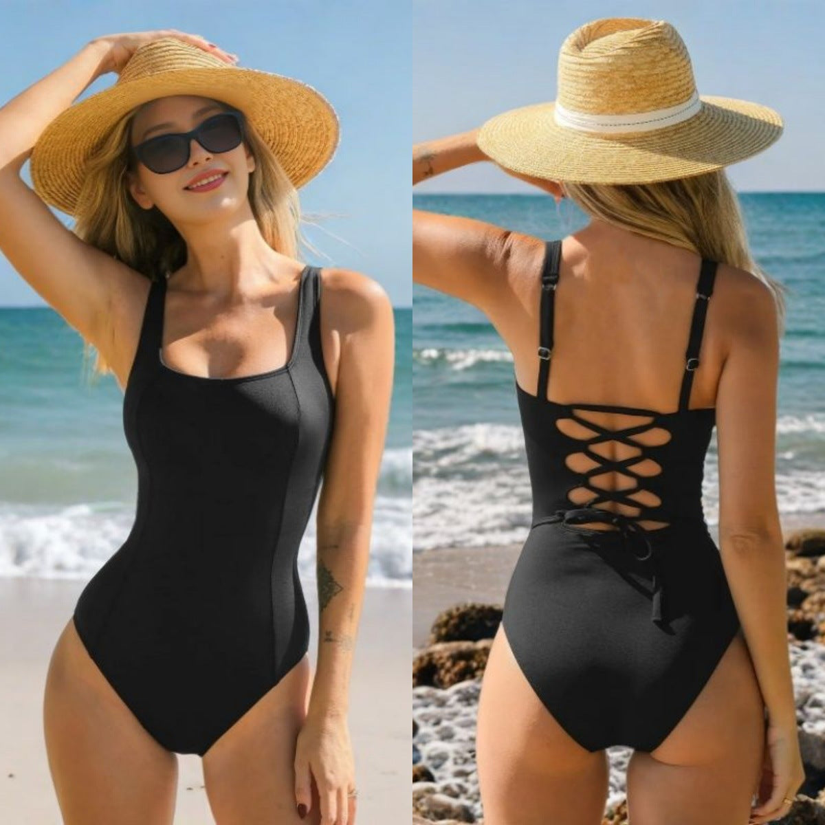 Maillot de Bain Une Pièce Femme – Push-Up, Sculptant & Confort Total