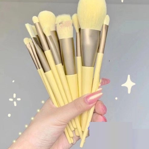 Set 13 Pinceaux Maquillage Pro – Teint, Yeux, Highlighter, Blush & Fond de Teint