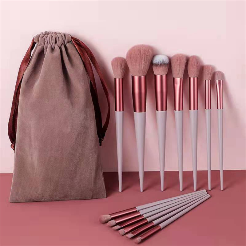 Set 13 Pinceaux Maquillage Pro – Teint, Yeux, Highlighter, Blush & Fond de Teint