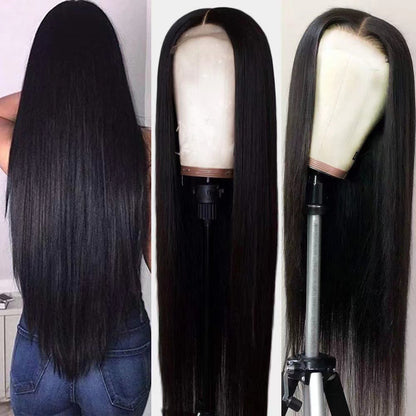 Perruque Lace Front 13x4 – Cheveux Longs Naturels, Fait Main