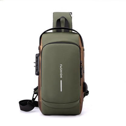 Sac de Poitrine Antivol à Code – Homme/Femme, Décontracté & Multifonction