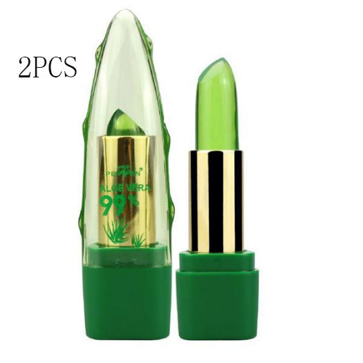 Rouge à Lèvres Magique Aloe Vera – Hydratant, Changeant de Couleur, Gloss & Baume Soin