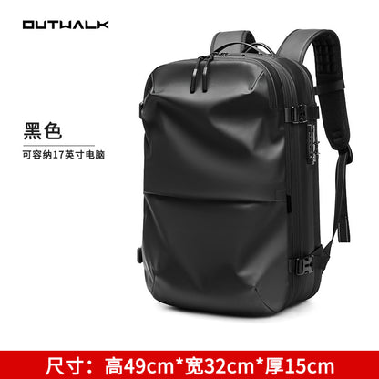 Men's backpack, multi-functional travel bag, vacuum-compressed anti-travel business computer backpack, large capacity