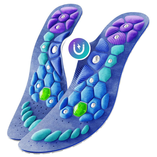 Semelles de massage des pieds par magnétothérapie pour hommes et femmes