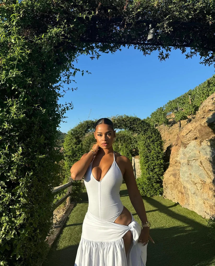 Combi-Robe Sculptante Glam V-Plissée