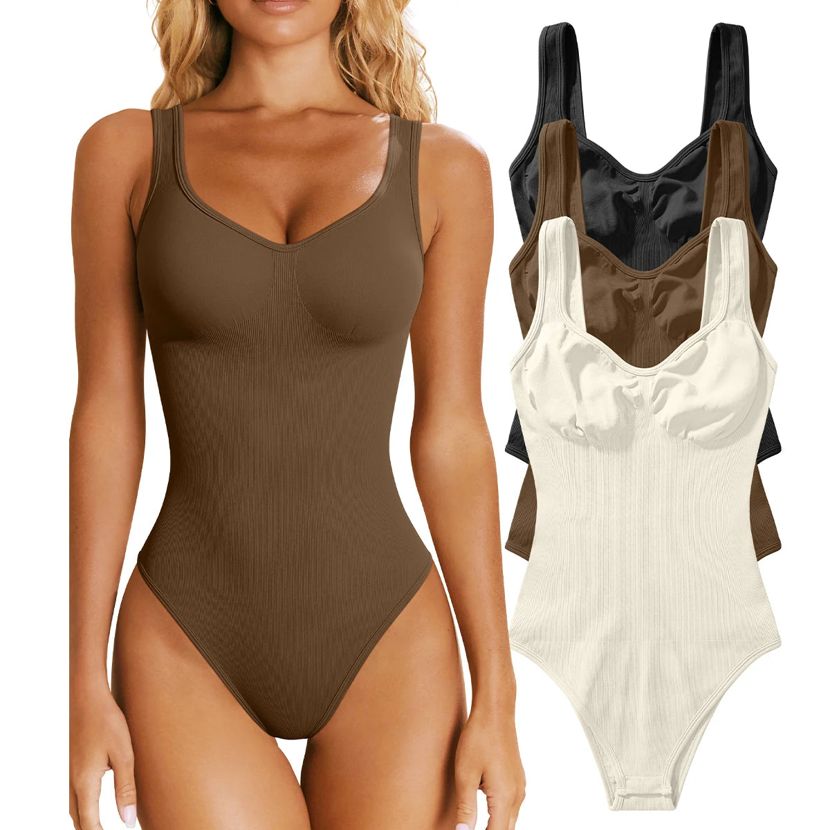 Combinaison décontractée pour femme, style bandage, dos nu, sans coutures, pour les vacances au printemps chaud