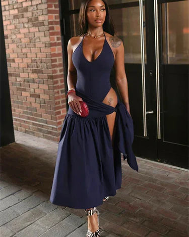 Combi-Robe Sculptante Glam V-Plissée
