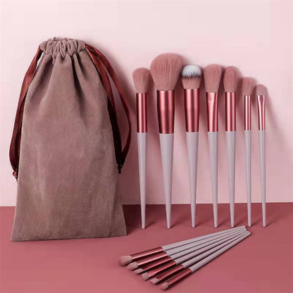 Set 13 Pinceaux Maquillage Pro – Teint, Yeux, Highlighter, Blush & Fond de Teint